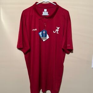 Alabama Crimson Tide Men’s Polo Size XXL by Columbia - NEW!